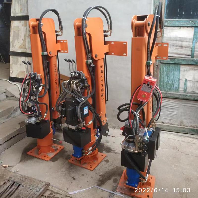 峰峰矿区重汽蓝牌随车吊 3.2吨 国六动力强 液压驱动 农用自卸起重机